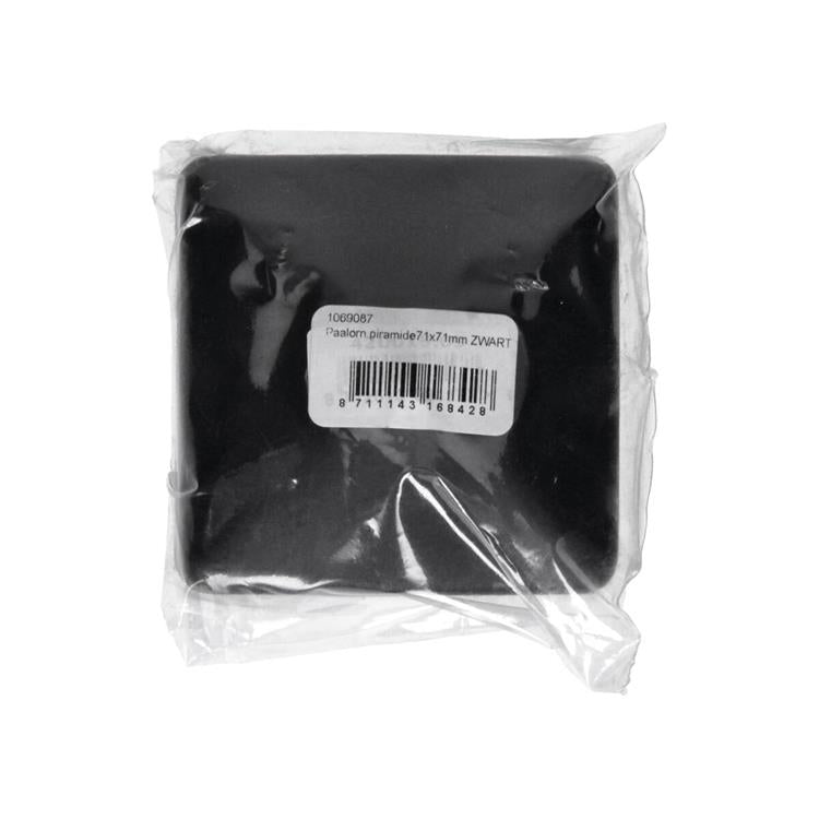 Mack 1069087 - pyramide d'ornement sur poteau noir 71 mm | 10 pièces