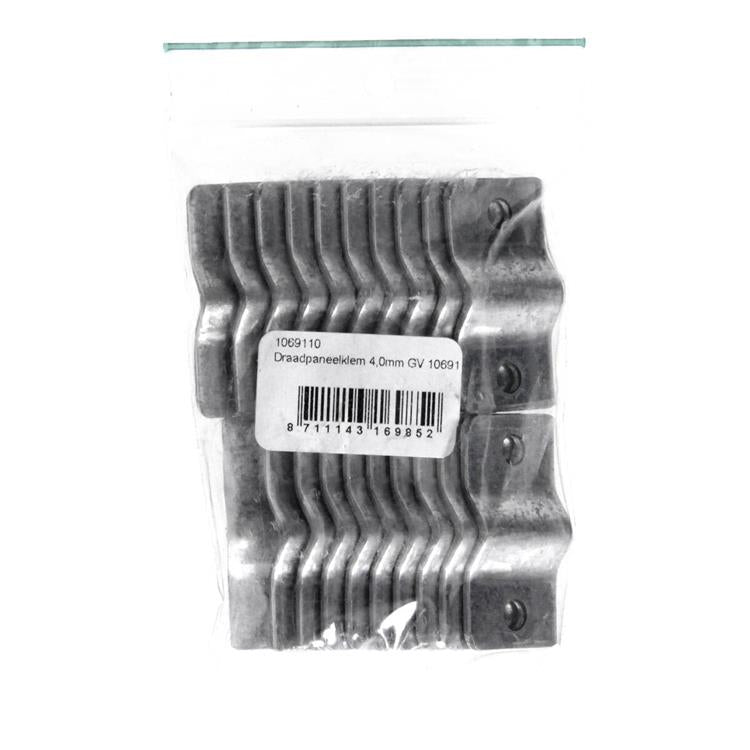 Mack 1069110 - serre-fils pour panneau galvanisé bleu | 5 pièces