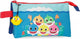 Trousse à crayons Jim Jam Baby Shark Pen Case 3 compartiments avec 2 fermetures éclair
