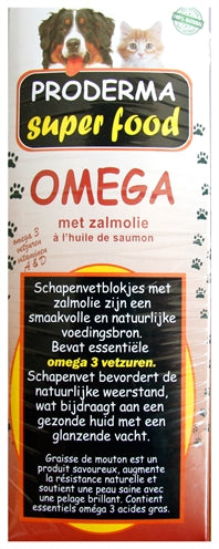 Producma moutons gras oméga avec de l'huile de saumon