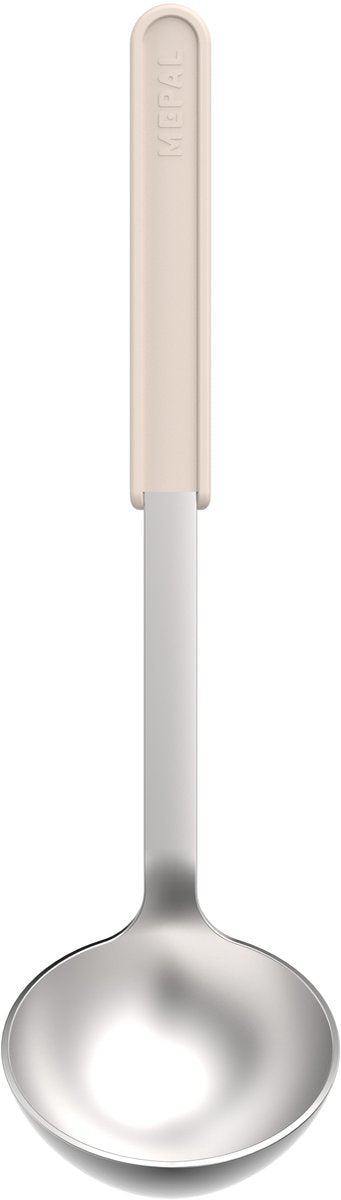 Cuillère à soupe Mepal inox chef it - 32 cm - cuillère de service - tient confortablement dans la main - passe au lave-vaisselle - ustensiles de cuisine - craie