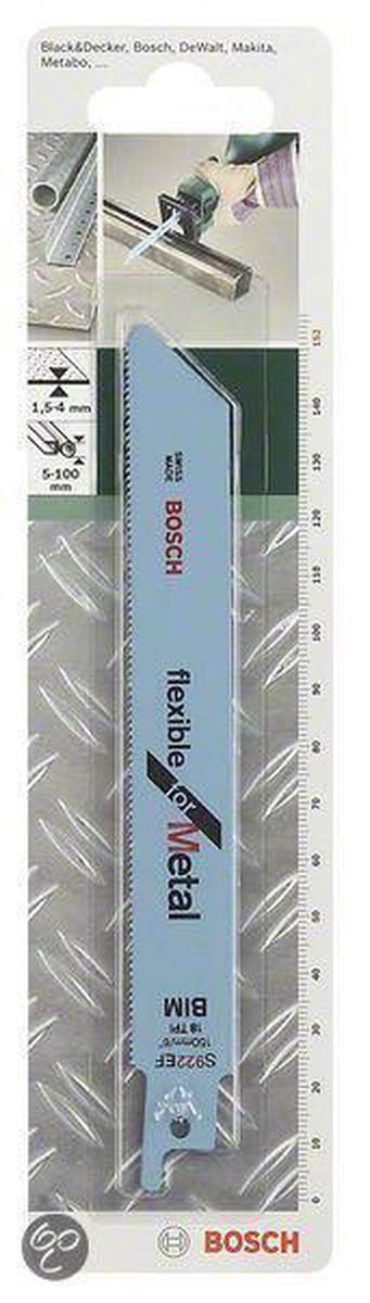 Accessoires Bosch lame de scie alternative bimétallique | s 922 ef (2 pièces) - 2609256706