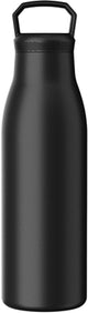 Bouteille thermos kozie sans marque sans marque 500 ml – acier inoxydable – isotherme à double paroi – noir – gourde étanche