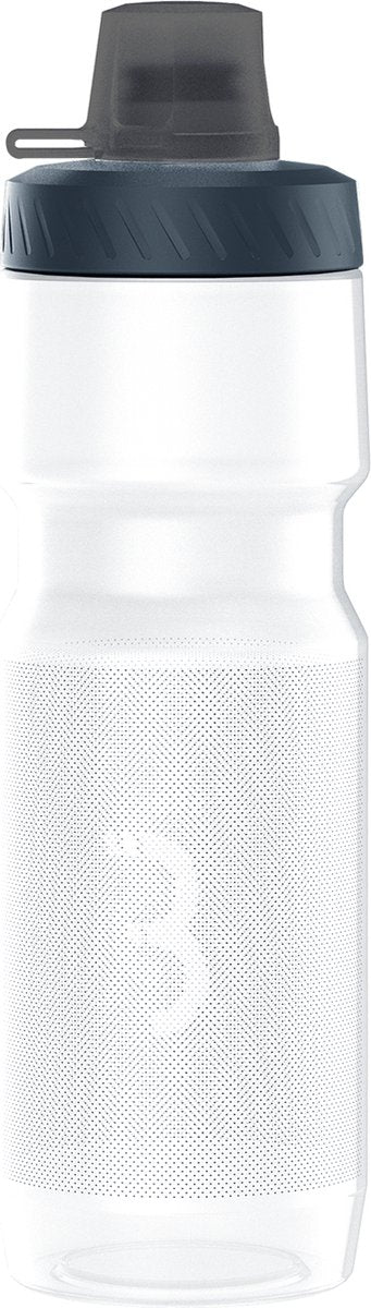 Bbb cycling car tank xl mudcap autoclose bouteille d'eau vélo de course - gourde vélo - gourde cyclisme vtt - bouteille d'eau 750 ml - transparent - bwb-16