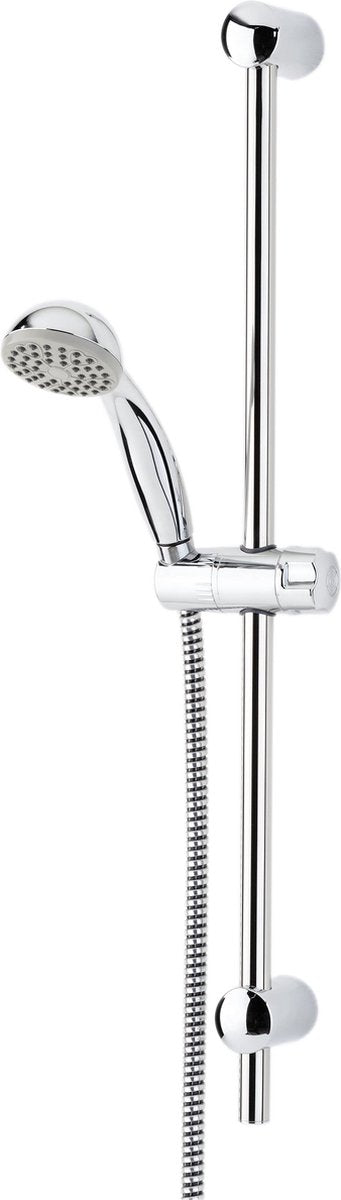Ensemble de douche Tiger Como - pomme de douche ø 6,5 cm - jet généreux - chrome