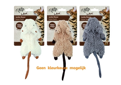 AFP Jumbo MUIS CRINKING LAMWOL de Catnip Assorti