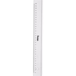 Règle bureau dépôt transparent 30cm plastique