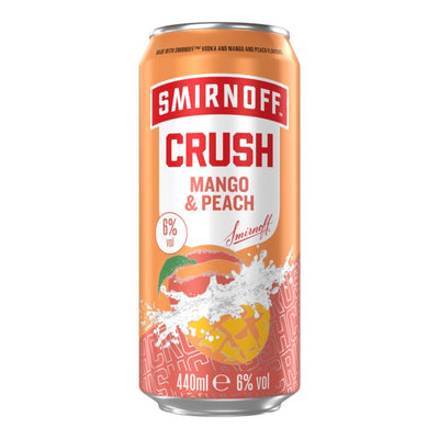 Smirnoff Crush Mangue Pêche Canette (12x 44 cl)
