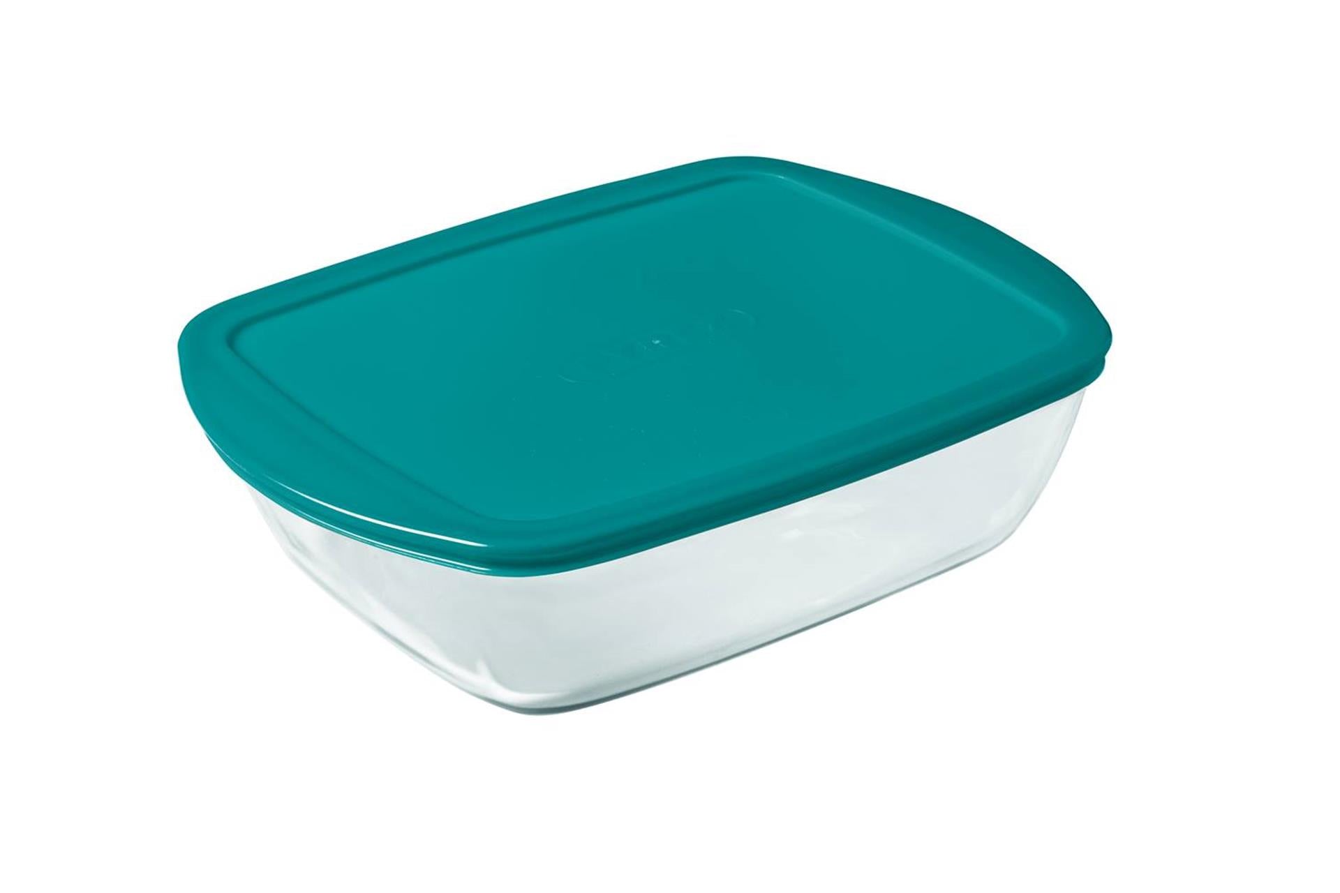 Plat de conservation en Pyrex 400ml 17x10x5c