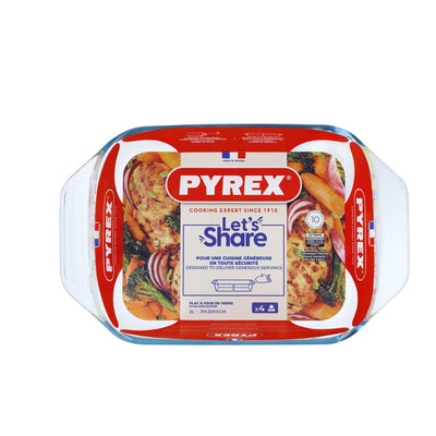 Pyrex Irresistible Baking Dish Rectangle 2,2 litres 31x20 cm