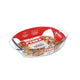 Plat à pâtisserie ovale en Pyrex 39x27 cm verre
