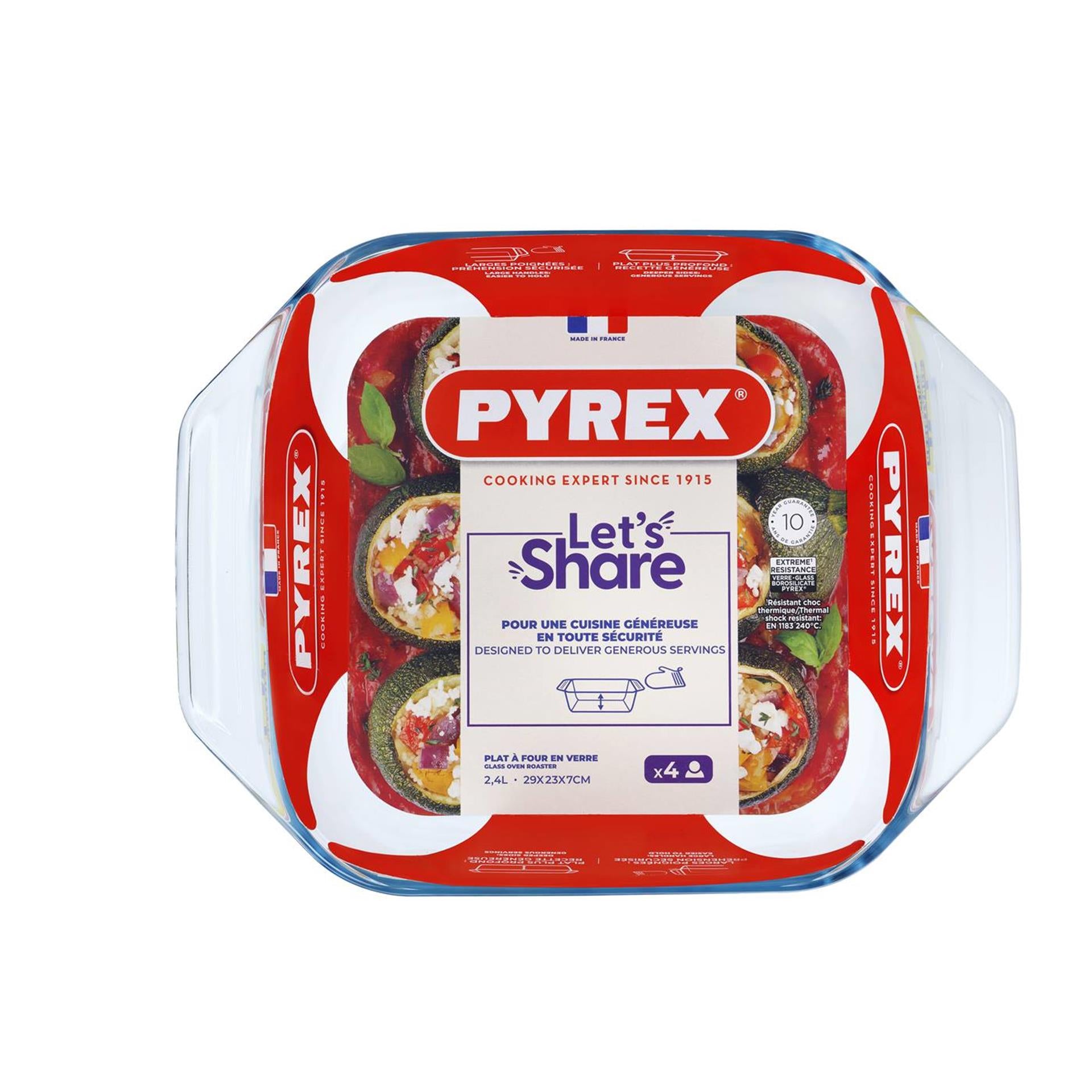 Pyrex Irresistible Baking Dish 2,4 L carré