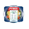 Pyrex à cuisson avec couvercle de 1,6 L et 0,5 L