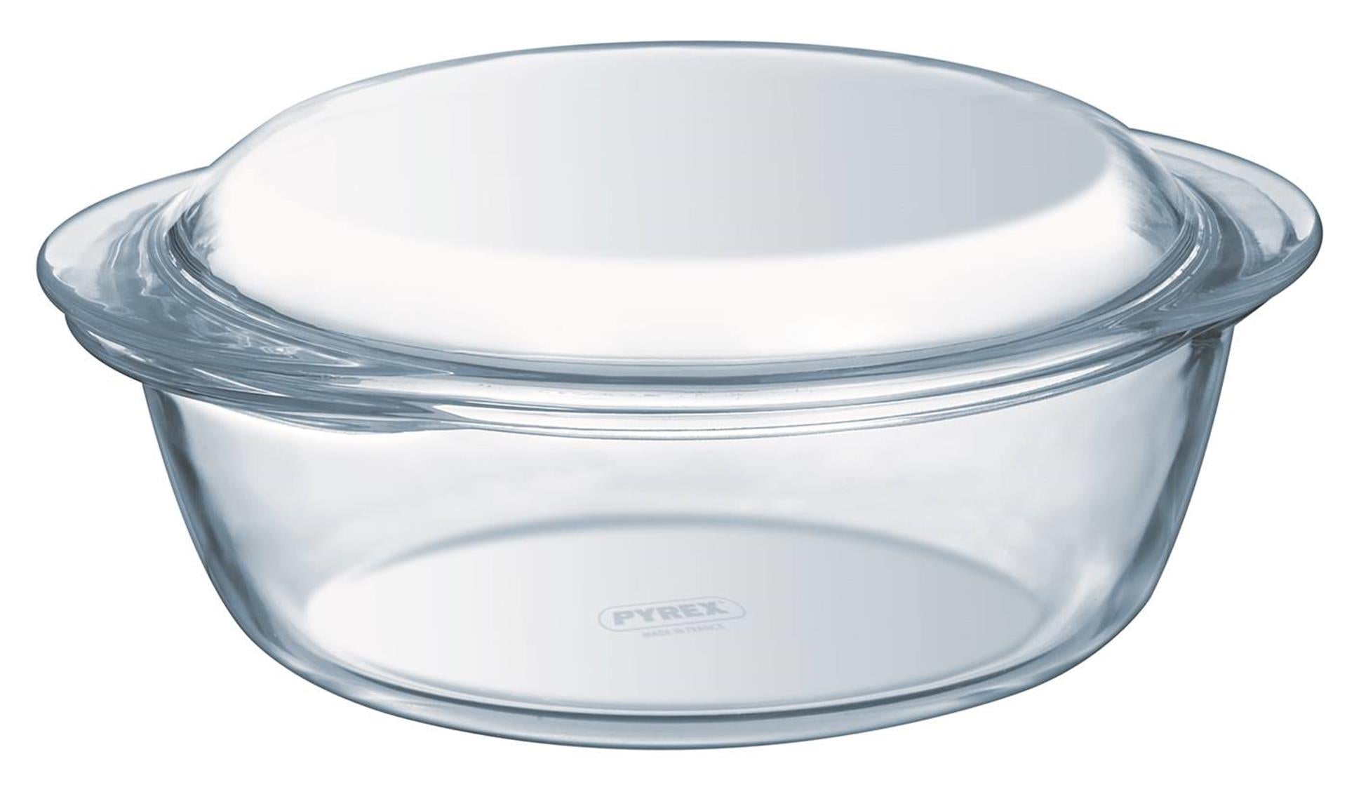 Pyrex à cuisson avec couvercle de 1,6 L et 0,5 L