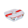 Bol en Pyrex avec couvercle 1l 20x17x6cm