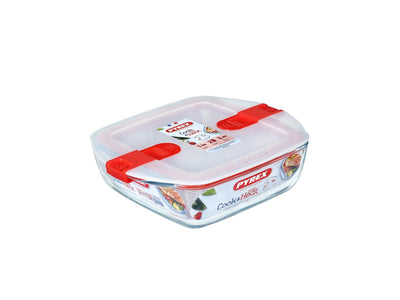 Bol en Pyrex avec couvercle 1l 20x17x6cm