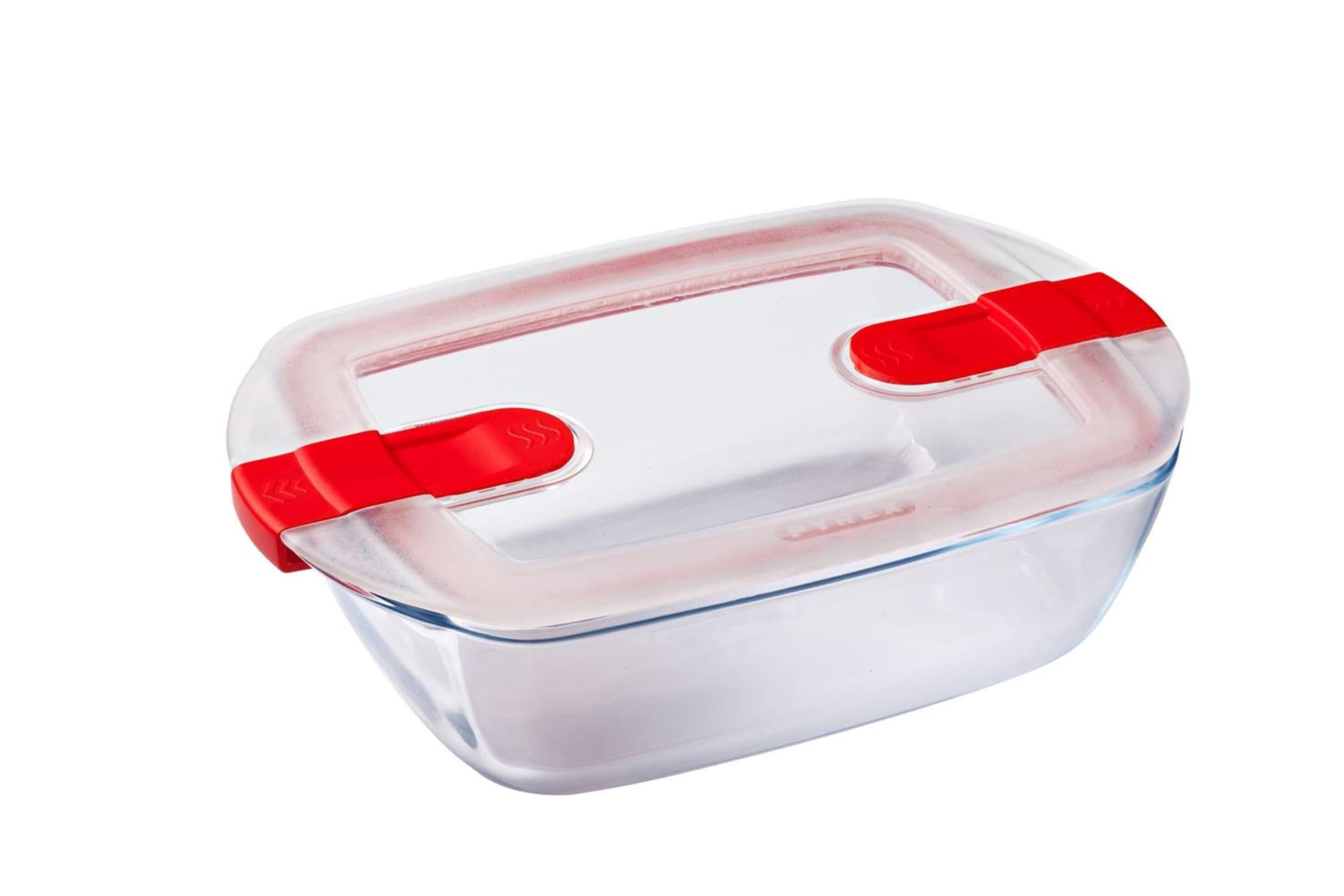 Bol en Pyrex avec couvercle 1,1l 23x15x6cm