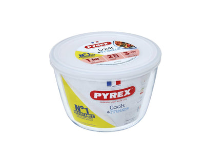 Pyrex Cook Freeze Scale d'environ 1,6 L 16 cm avec un couvercle alimentaire