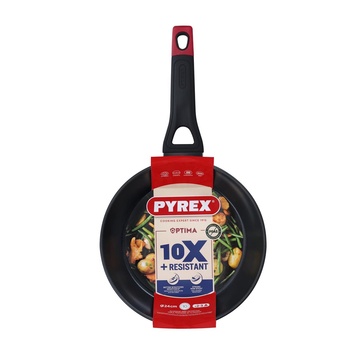 Poêle Pyrex optima+ ø24cm