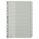 Onglets leitz gris 1 à 10 a4 carton 160g m²