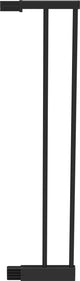 Noma extension barrière d'escalier facile à monter par pression 14 cm métal noir 93835