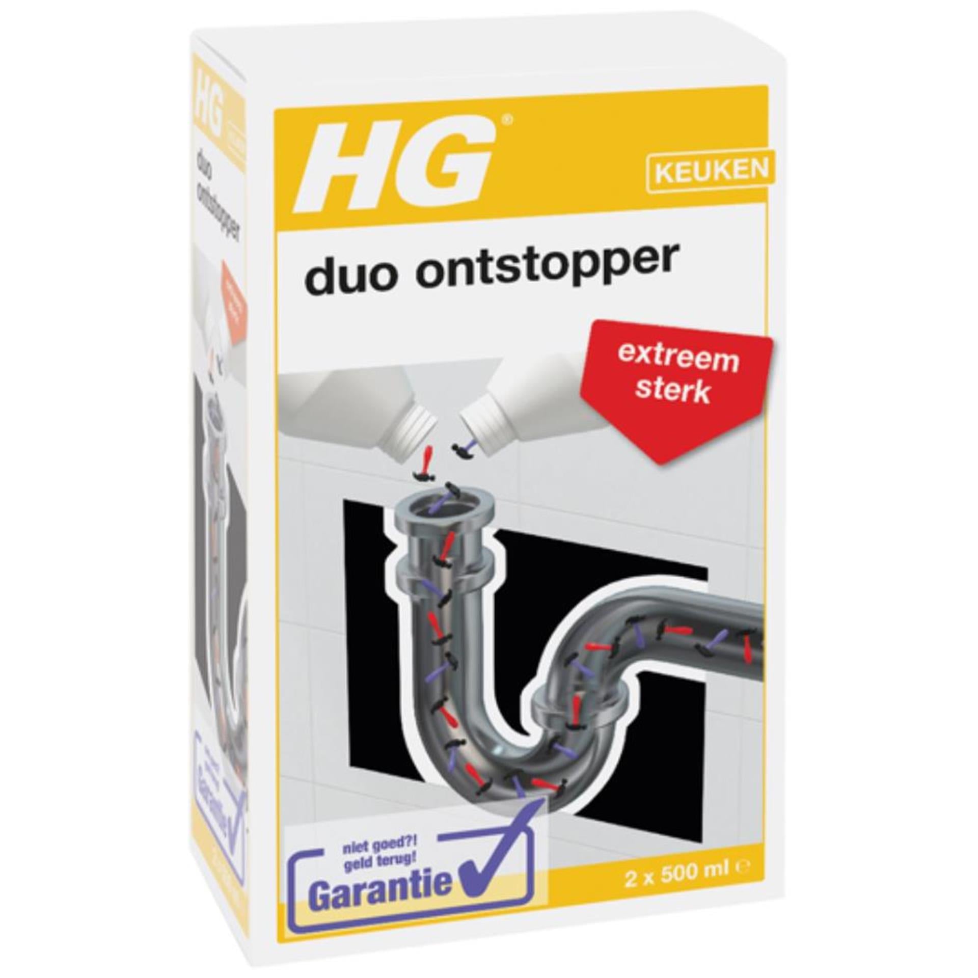 Hg duo déboucheur 1 litre