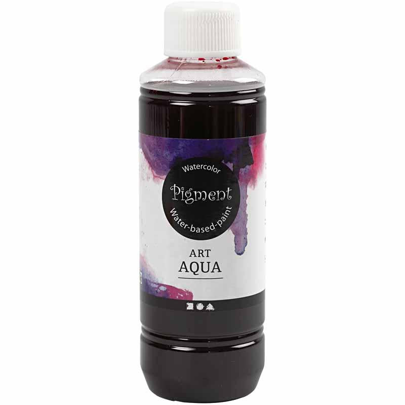 Peinture aquarelle liquide pigmentée, rose, 250 ml 1 bouteille