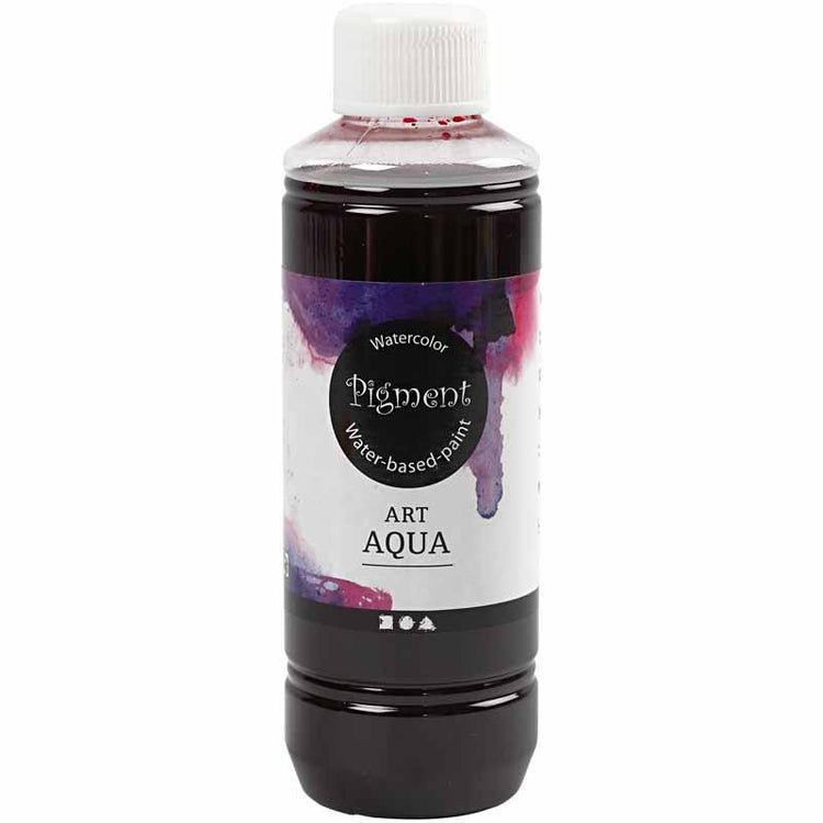 Peinture aquarelle liquide pigmentée, rose, 250 ml 1 bouteille