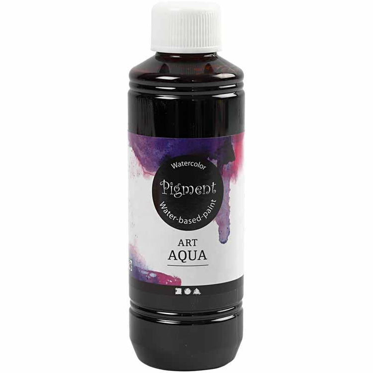 Peinture aquarelle liquide pigmentée, marron, 250 ml 1 bouteille