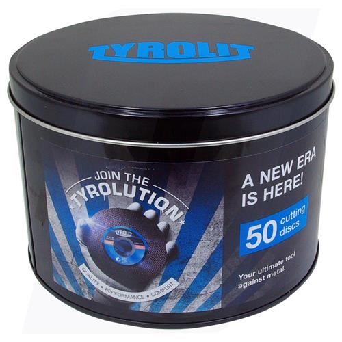 Tyrolit dss 125x1,0mm a60q-bfs acier inoxydable standard (étain 50)
