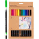 Marqueur aquarelle couleurs standard, 12pcs.
