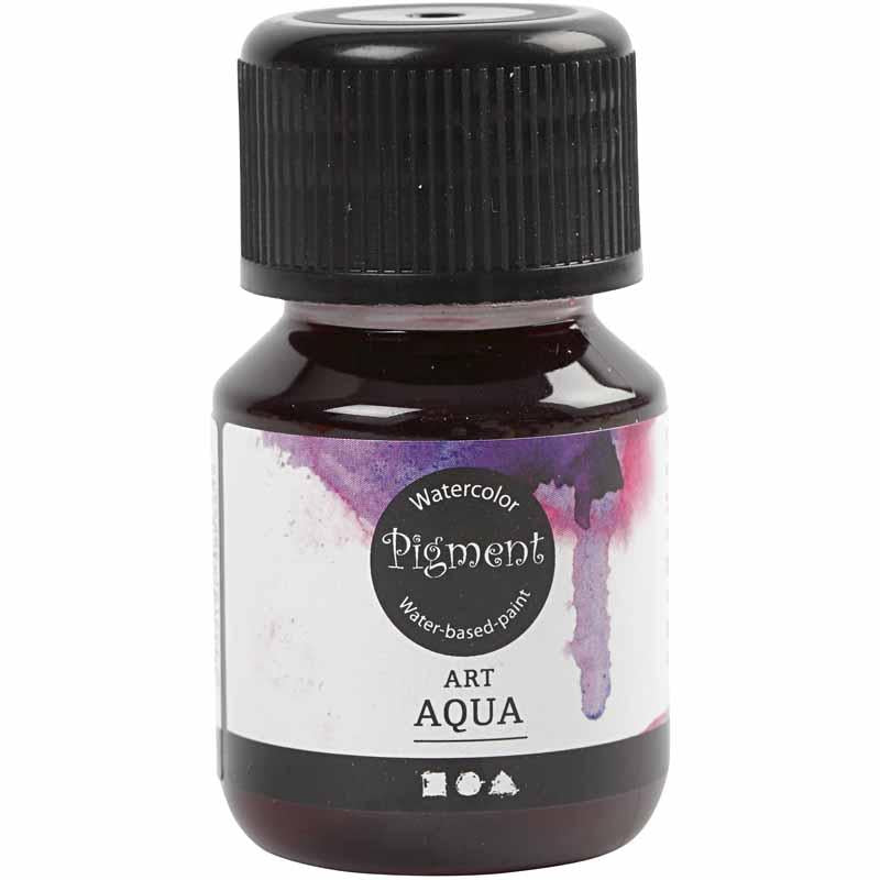 Peinture aquarelle liquide pigmentée, rose, 30 ml 1 bouteille