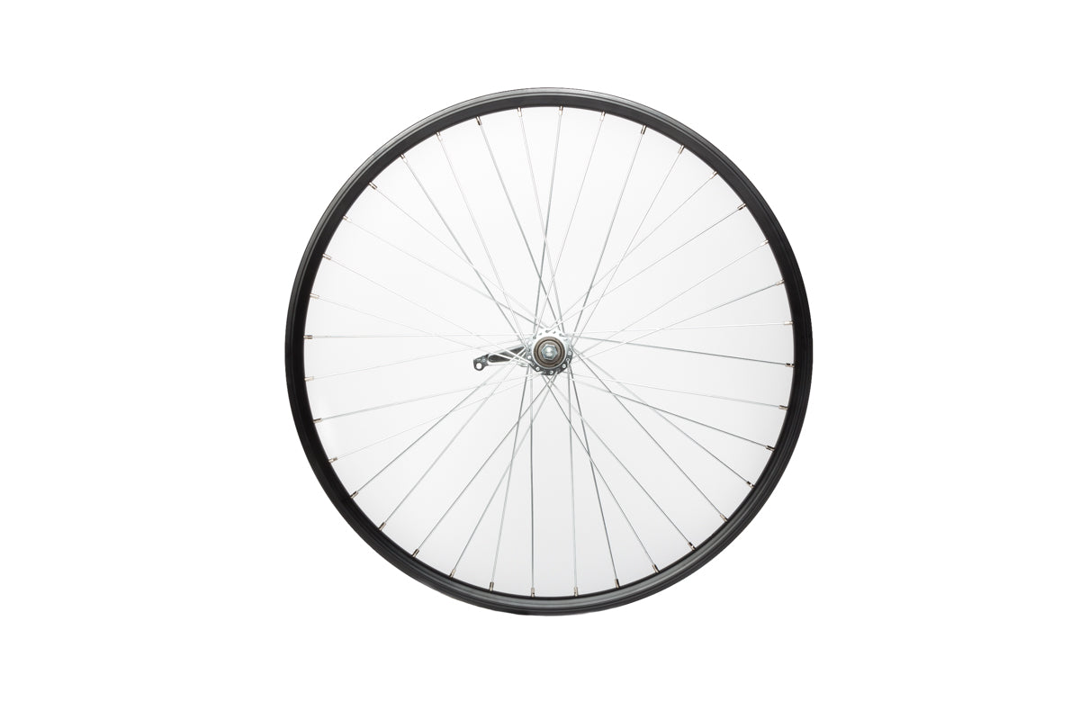 Roue arrière Shimano 28x1 5 x1 3 8 moyeu de frein noir en aluminium élevé