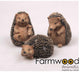 Statue de jardin animaux de ferme hérisson 12cm