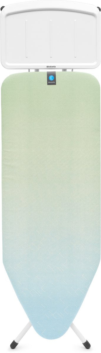 Brabantia planche à repasser c - pour centrale vapeur - 124x45 cm - mer apaisante