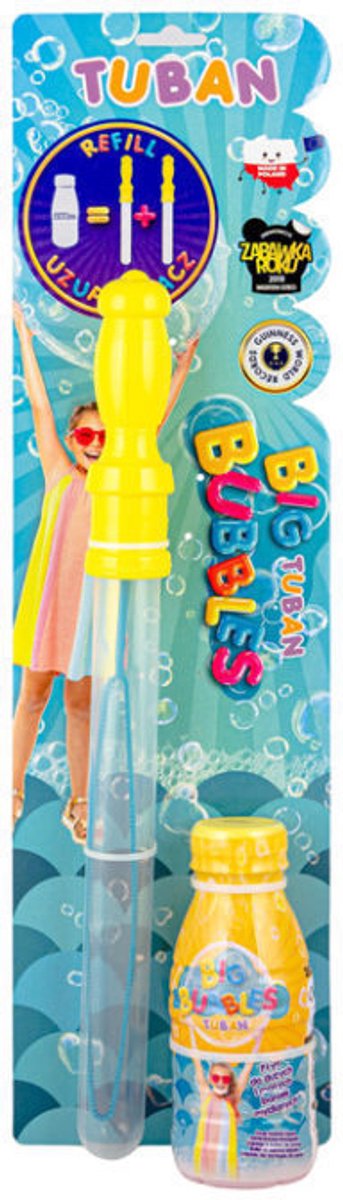 Ensemble de jouets épée à bulles Tuban - épée à bulles avec recharge de 250 ml.