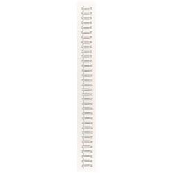 Reliure à dos gbc wirebind 34 argent 100 pcs