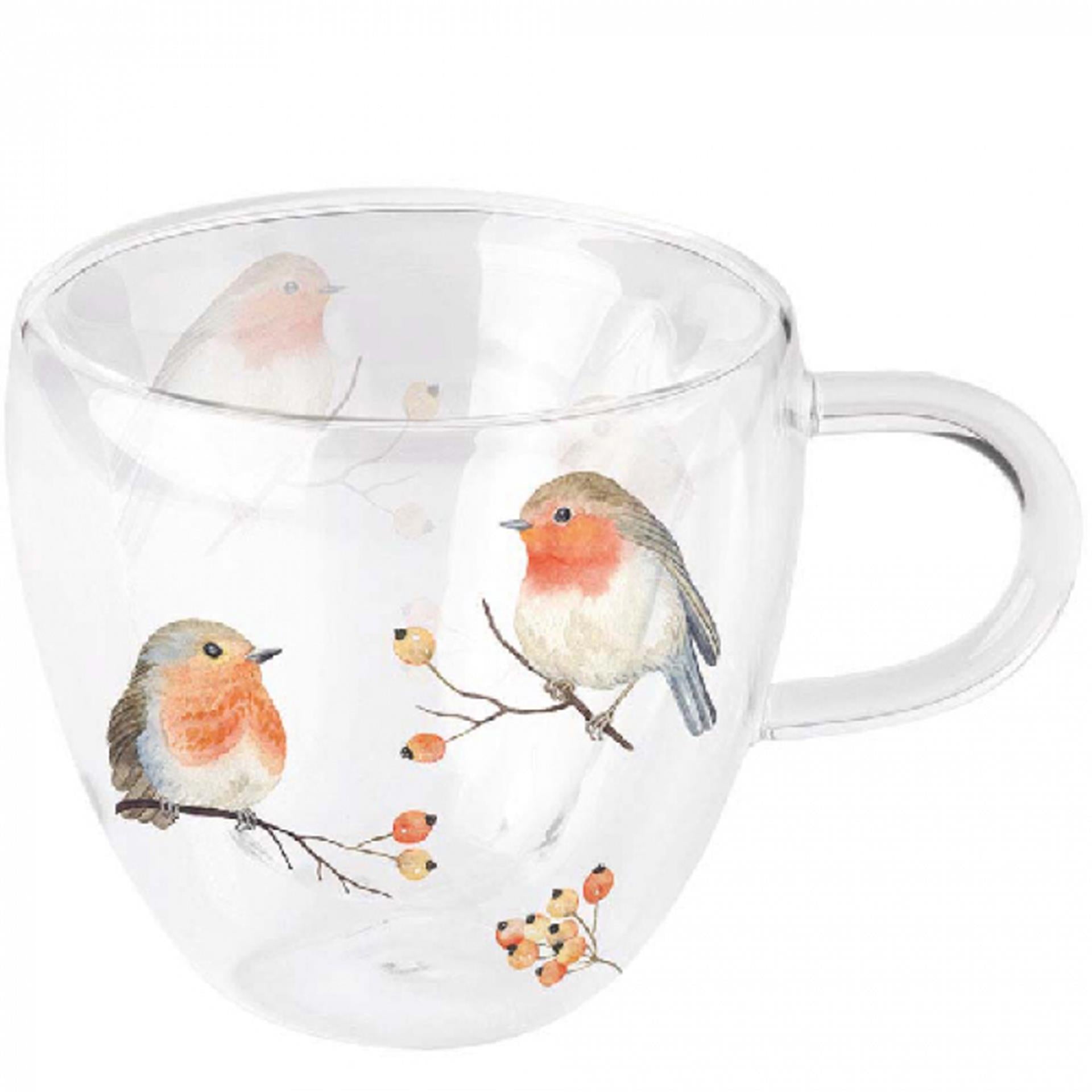 Famille Robin en verre à double paroi Ambiente