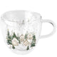 Ambiente verre à double paroi maisons enneigées 200ml dia10x9.5cm