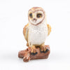 Statue hibou animaux des bois de ferme 9cm