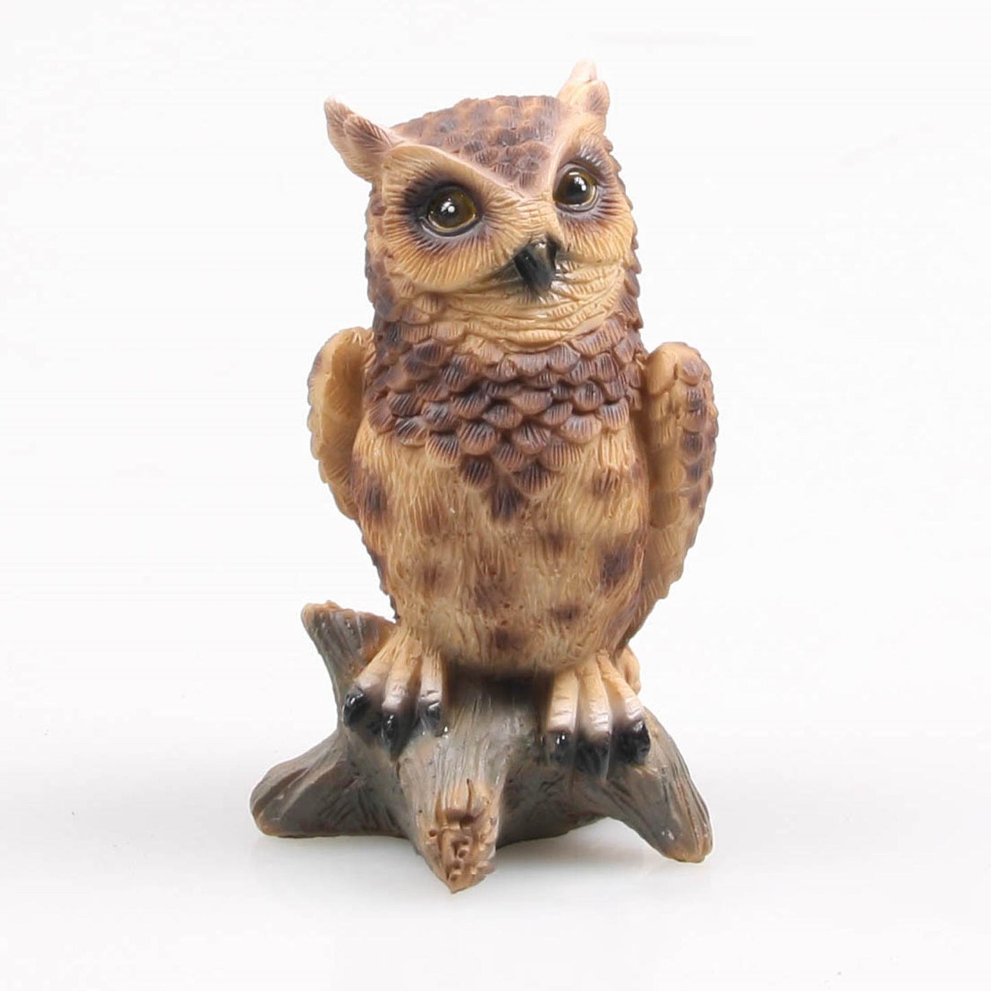 Statue hibou animaux des bois de ferme 9cm