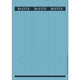 Classeur étiquettes de dos leitz bleu 75 morceaux de papier