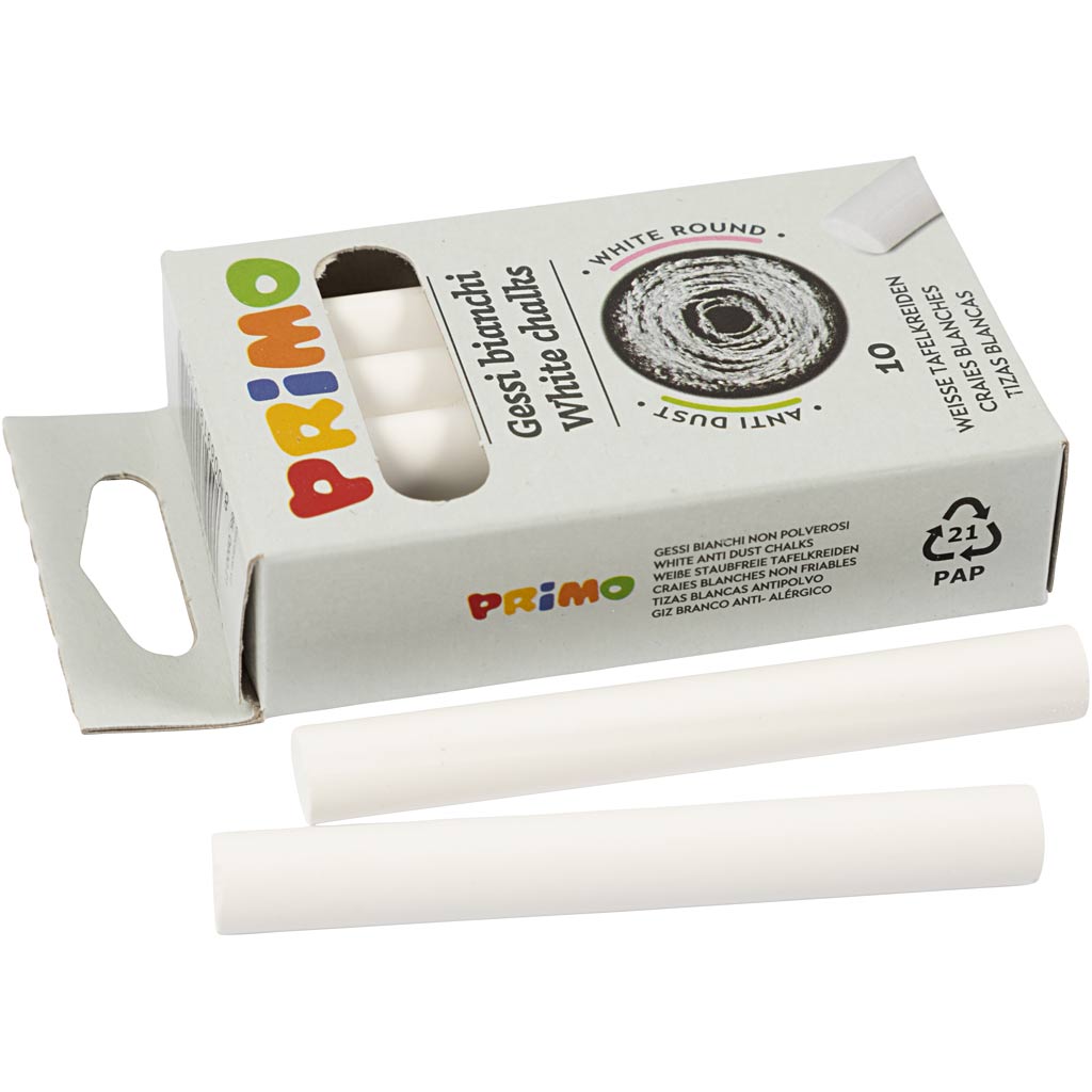 Creativ Company Blackboard Chalk White, 10e.