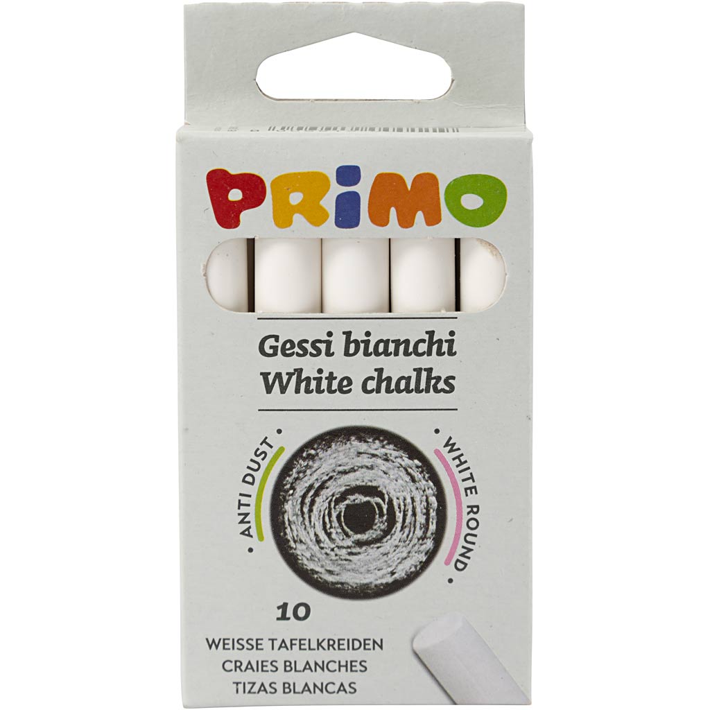 Creativ Company Blackboard Chalk White, 10e.