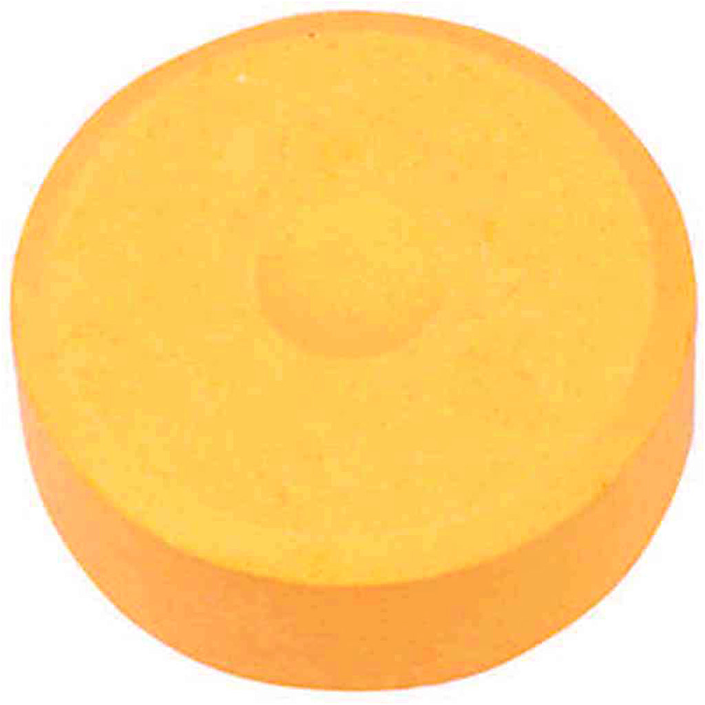 Aquarelle Colortime, h : 16 mm, d 44 mm, orange clair, 6 pièces 1 boîte