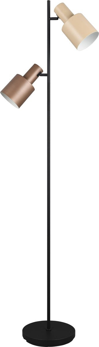 Trio agudo - lampadaire - multicolore - excl. 2x e27 4 w - interrupteur au pied
