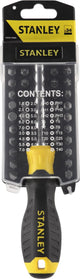 Tournevis multi-embouts Stanley 35 pièces - stht0-70885