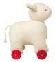 Mouton 32 cm sur roulettes