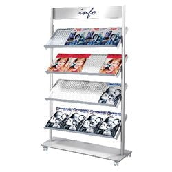 Porte-brochures 6332 kerkmann 16xa4 98,5x30x165cm