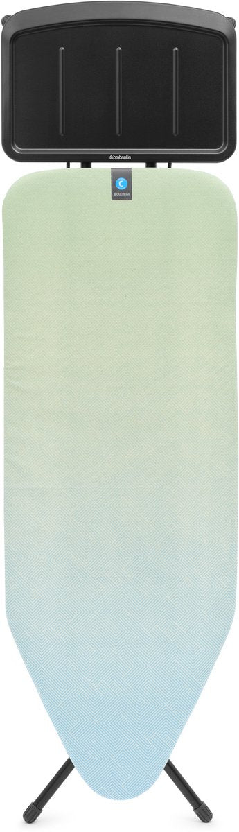 Brabantia planche à repasser c - pour centrale vapeur - 124 x 45 cm - mer apaisante